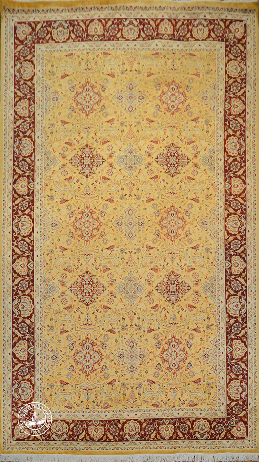 Ghoum - Jardins Oveisi Silk Carpet