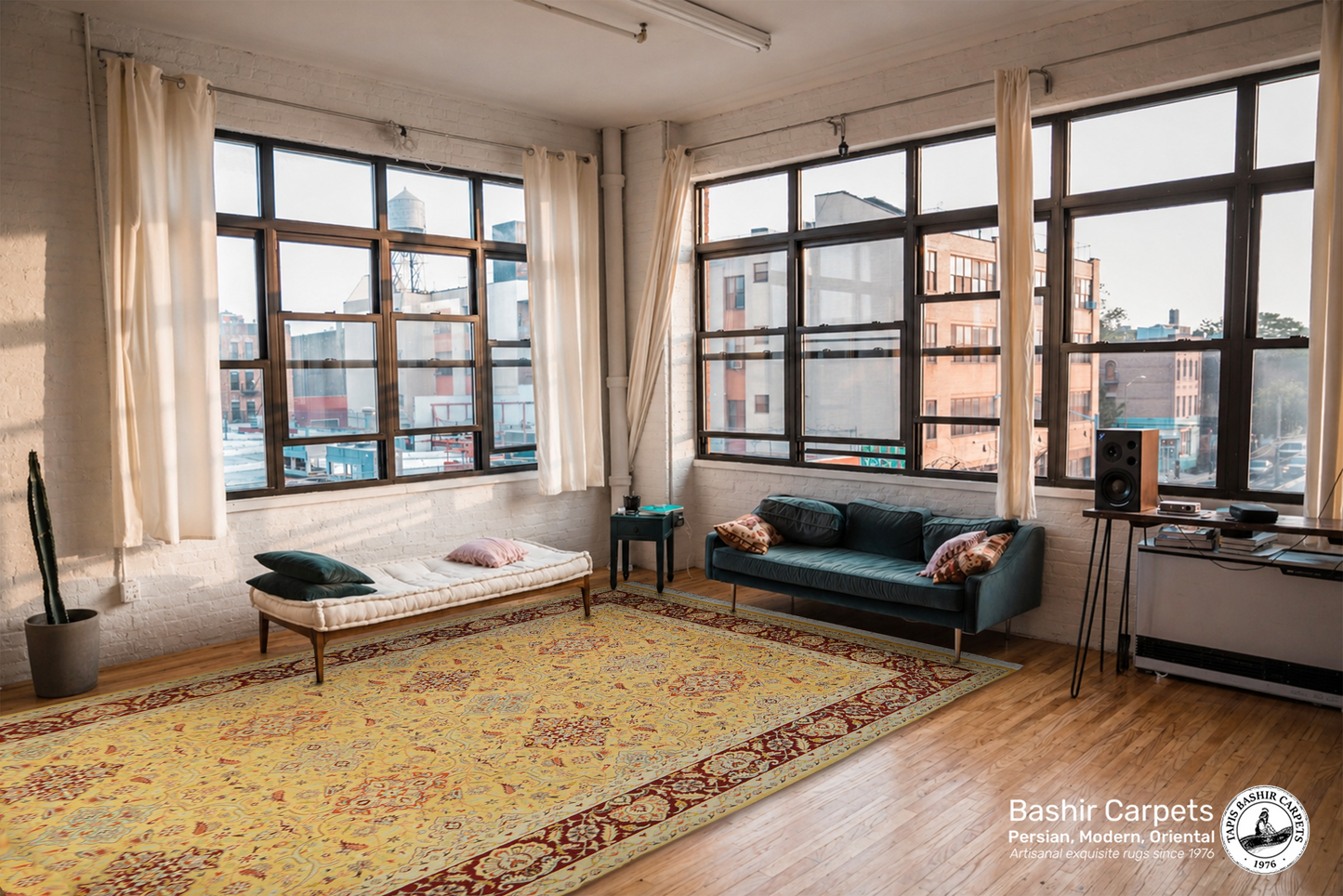 Ghoum - Jardins Oveisi Silk Carpet