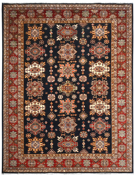 Tapis kazakh | 10'7" x 7'11" | Décoration intérieure | Tapis en laine noué à la main