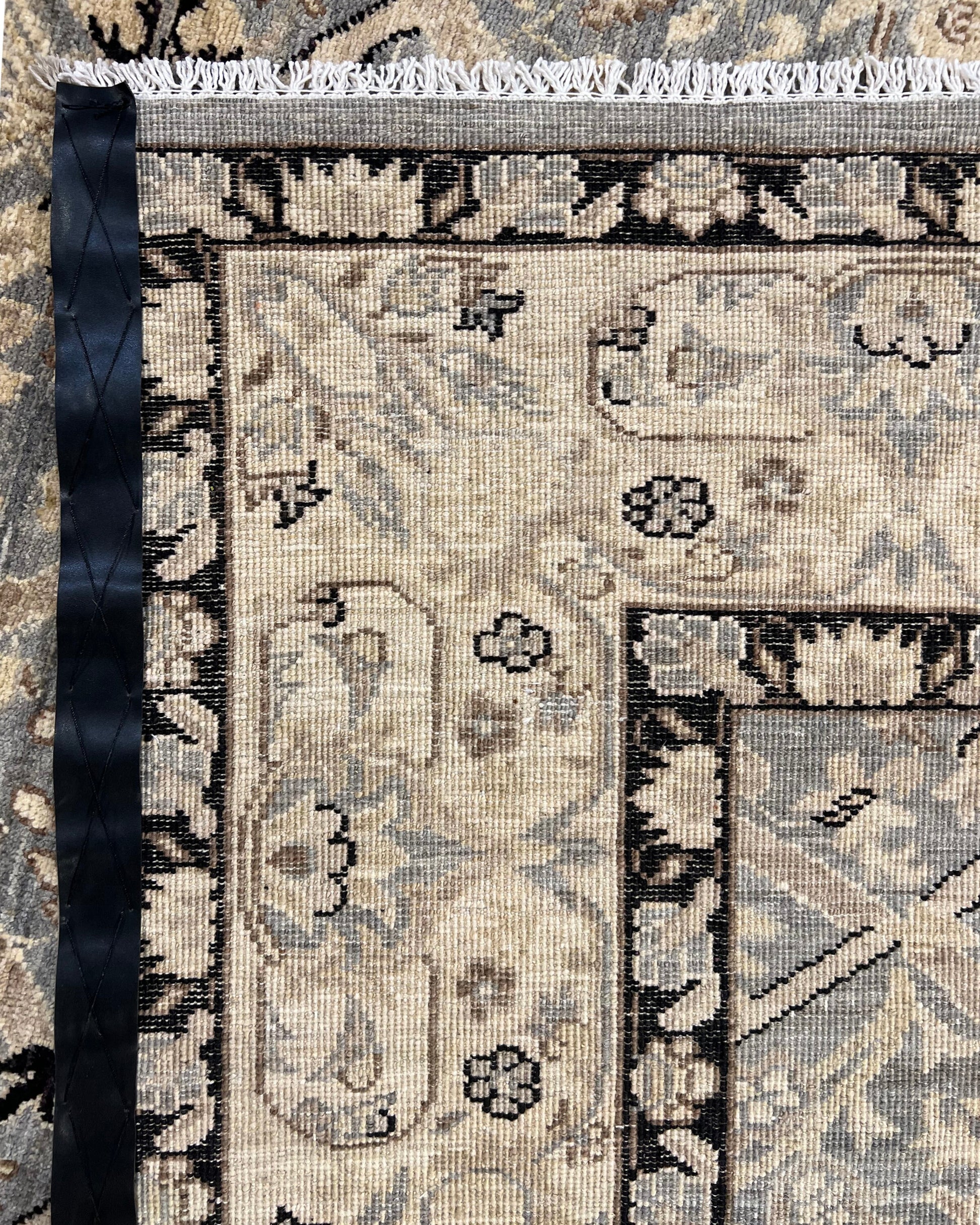 Tauris Trellis - Arts & Crafts by William Morris Carpet | 8'4" x 5'1'' | New Hand-Knotted Area Rug