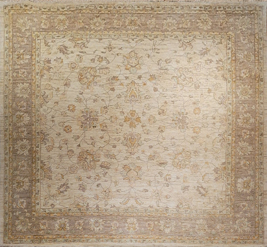 Oruzgan Square Carpet | 12'1" x 11'9" | Home Decor | Hand-knotted Wool Area Rug