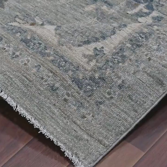 Farah Wool Carpet | 12' x 9'3'' | Large Rug | Genuine Hand-knotted Area Rug