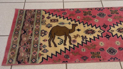 Tapis Sahara en laine de chameau