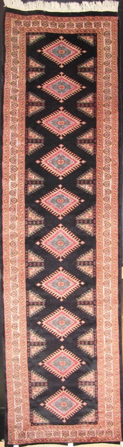 Bokhara Runner Carpet | 9' x 2'9" | Home Decor | Wool Rug