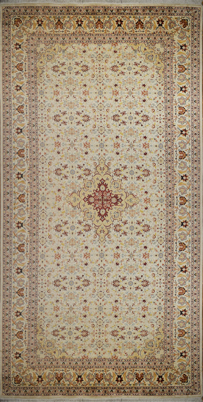 Ghoum Silk Carpet | 18'6" x 9'1" | Home Decor | Hand-Knotted Area Rug