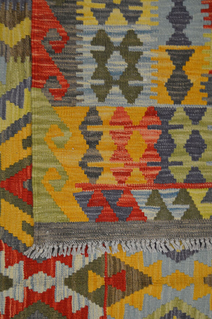 Kilim Navajo Carpet | 16'7" x 10'5" | Home Decor | Hand-Woven Flatweave Rug