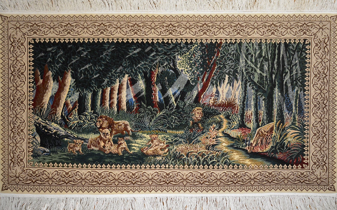 Sundarbans Unesco Rug | 3'2" x 5'1" | Hand-knotted Area Rug