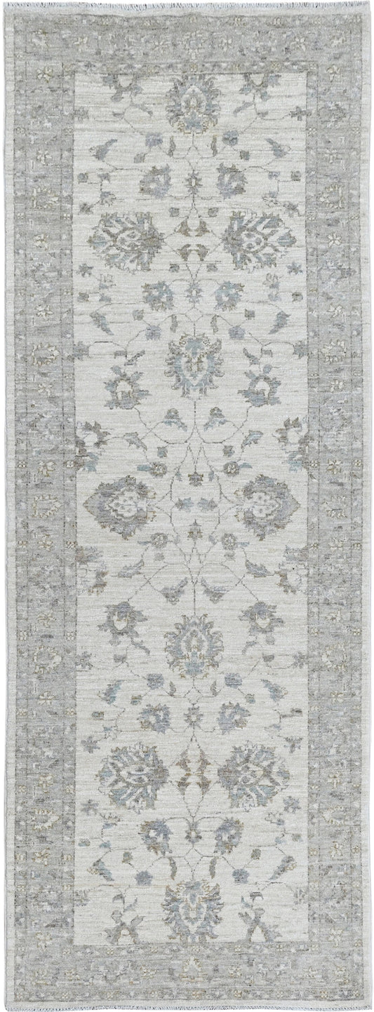 Faryab Runner Rug | 9'2" x 2'11" | Genuine Hand-Knotted Carpet | New Area Rug