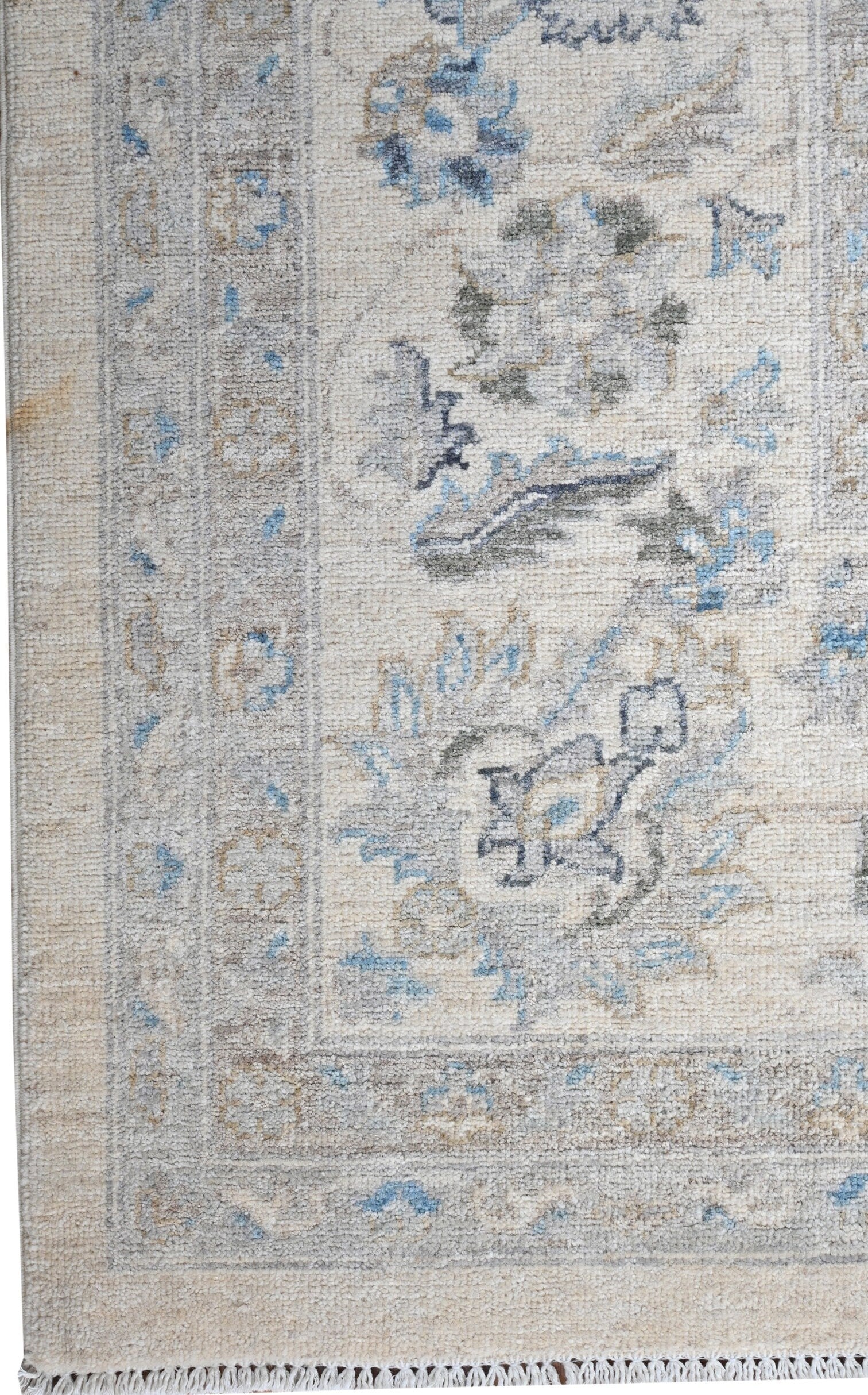 Faryab Wool Carpet | 11'7'' x 9'4'' | Home Decor | Hand-knotted Area Rug