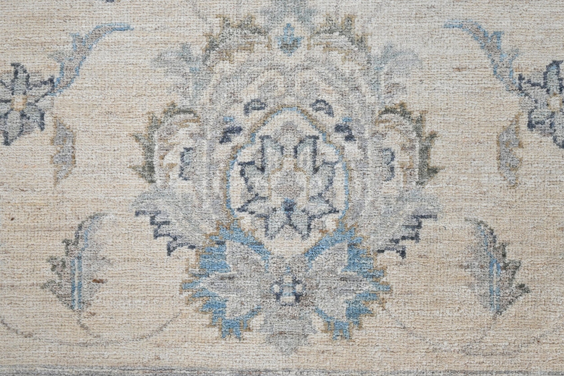 Faryab Wool Carpet | 11'7'' x 9'4'' | Home Decor | Hand-knotted Area Rug