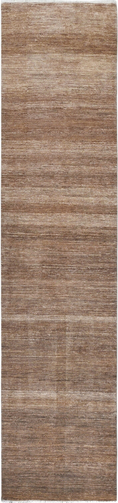 Spectrum Runner Rug | 13'10" x 2'8" | Genuine Hand-Knotted Carpet | New Area Rug