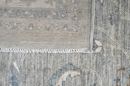 Farah Wool Carpet | 12' x 9'3'' | Large Rug | Genuine Hand-knotted Area Rug