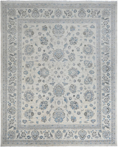 Faryab Wool Carpet | 11'7'' x 9'4'' | Home Decor | Hand-knotted Area Rug