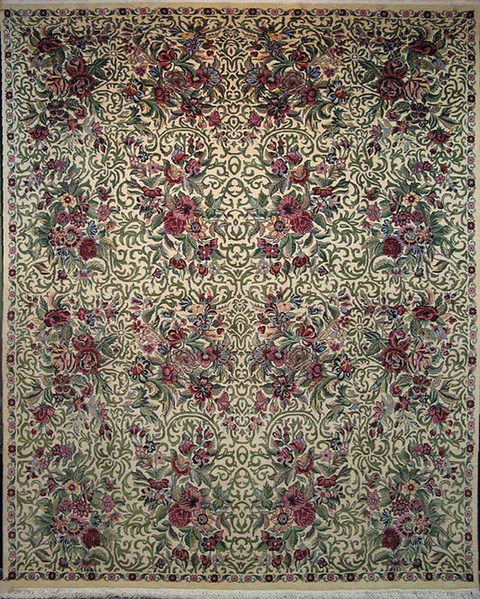 Arts & Crafts by William Morris Carpet | 10' x 8' | New Pure Wool Carpet | Genuine Hand-Knotted Area Rug