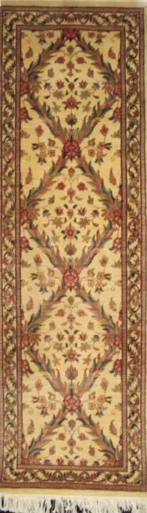 William Morris Runner Rug | 8'2" x 2'7" | Genuine Hand-Knotted Carpet | New Wool Area Rug