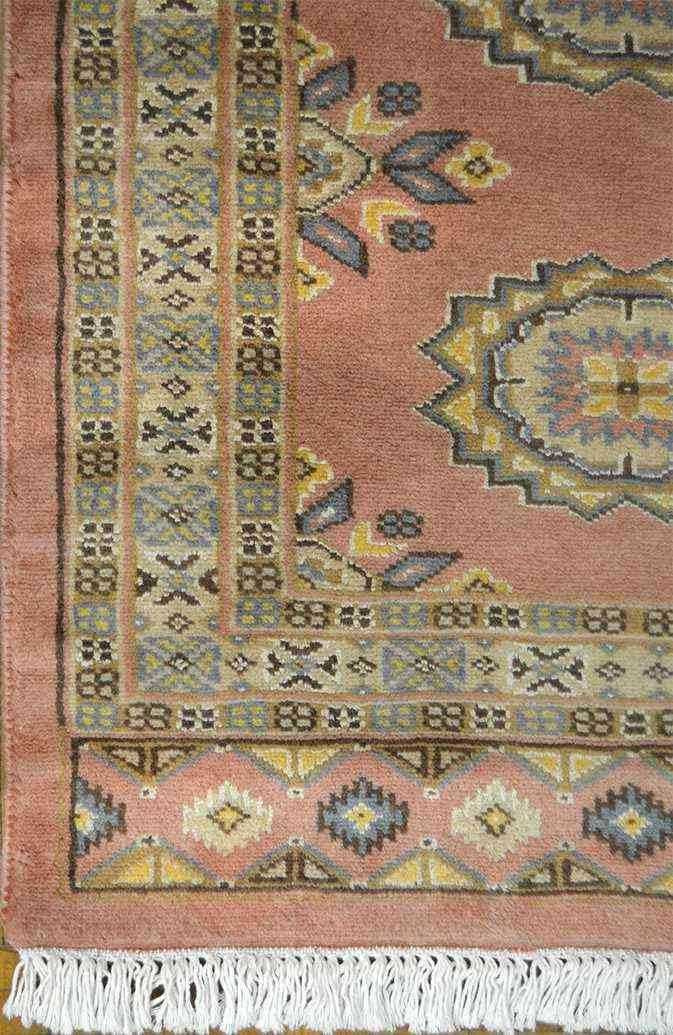 Princess Bokhara Wool Rug | 3'4" x 2'1" | Genuine Hand-knotted Carpet | New Wool Area Rug