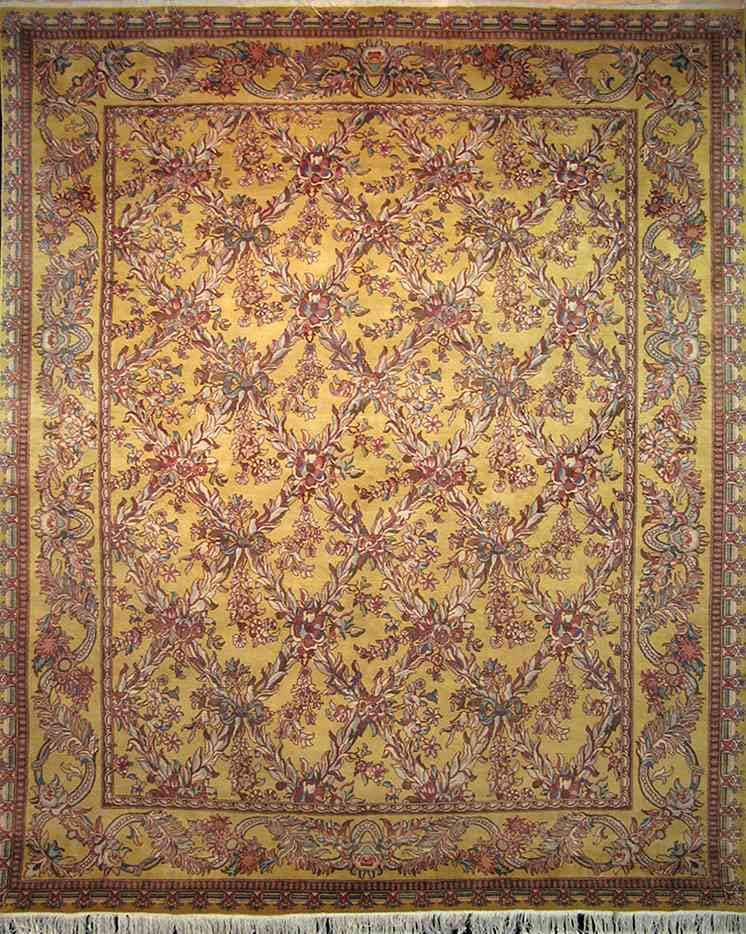 Tauris Trellis - Arts & Crafts by William Morris Carpet | 10'4'' x 8'3'' | Home Decor | Hand-Knotted Area Rug