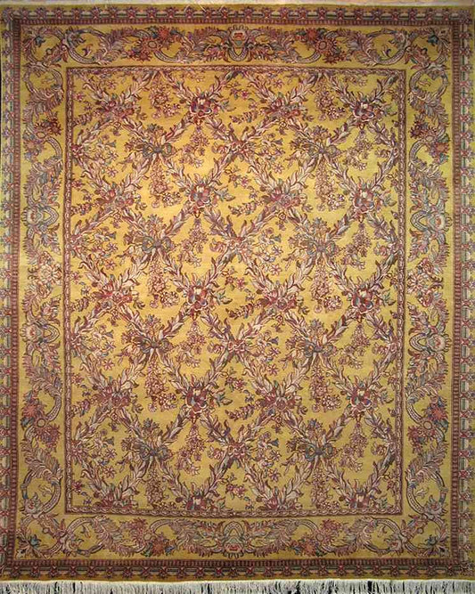 Tauris Trellis - Arts & Crafts by William Morris Carpet | 10'4'' x 8'3'' | Home Decor | Hand-Knotted Area Rug