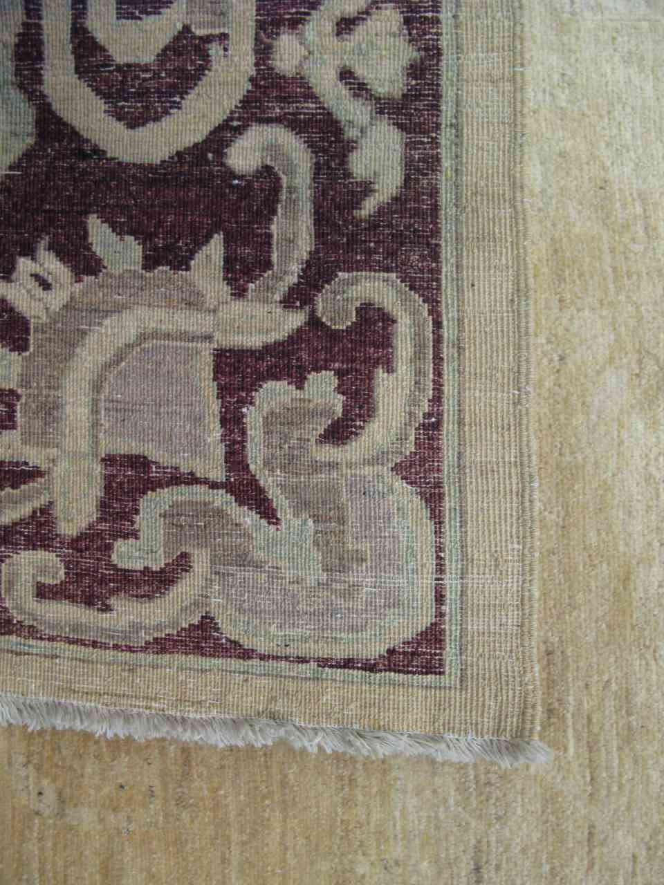 Aubusson Louis XV Wool Carpet | 11'9" x 8'10" | Home Decor | Hand-Knotted Area Rug