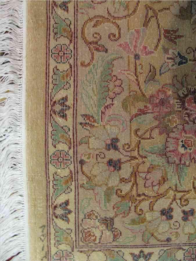 Savonnerie Silk and Wool Carpet | 12'4" x 9'2" | Home Decor | Hand-Knotted Area Rug