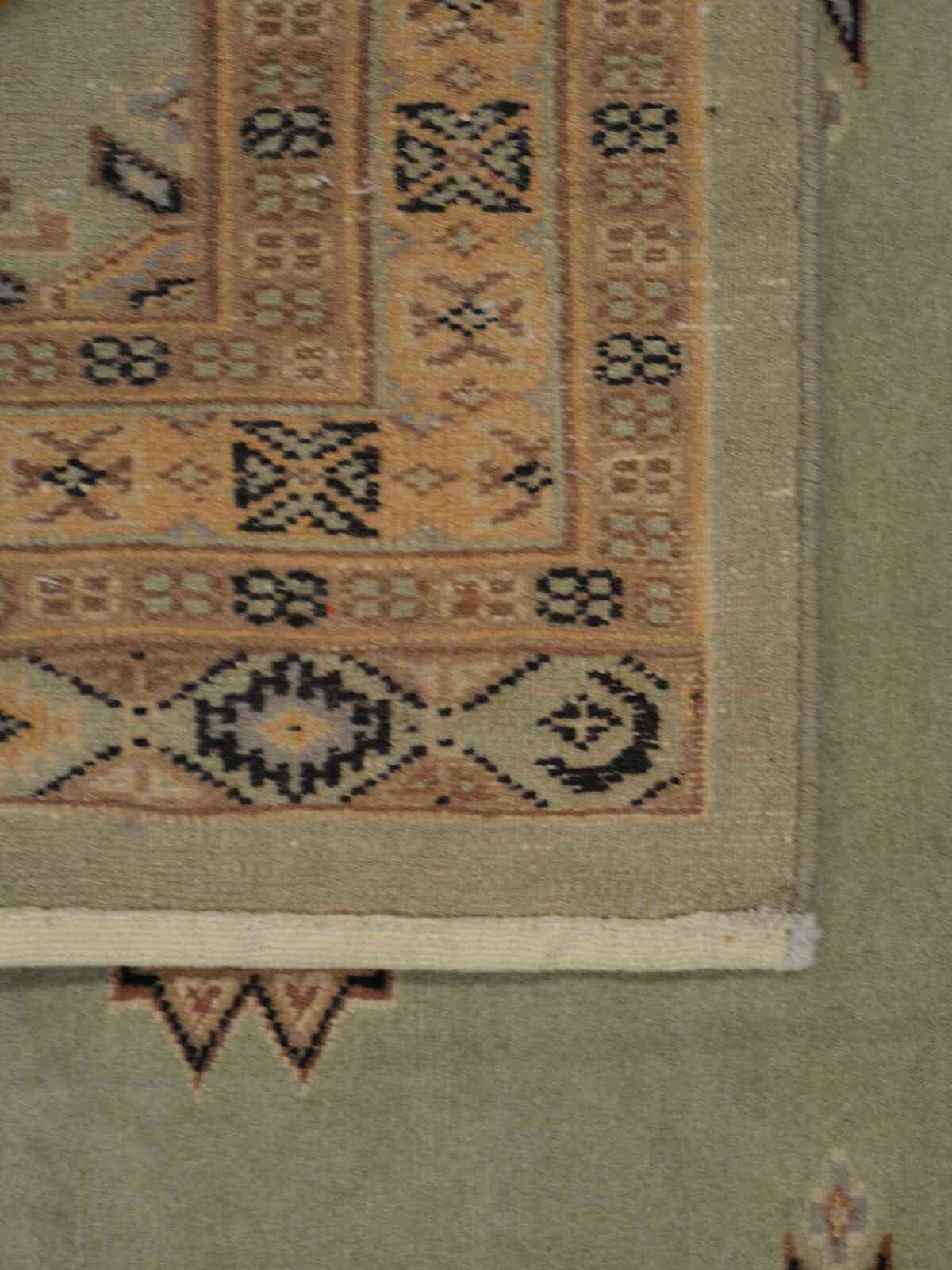 Fine Bokhara Wool Rug | 4'1" x 2'7" | Home Decor | Hand-knotted Area Rug