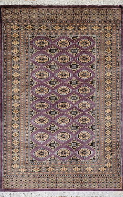 Fine Royal Bokhara Rug | 4'10" x 3' | Home Decor | Hand-knotted Area Rug