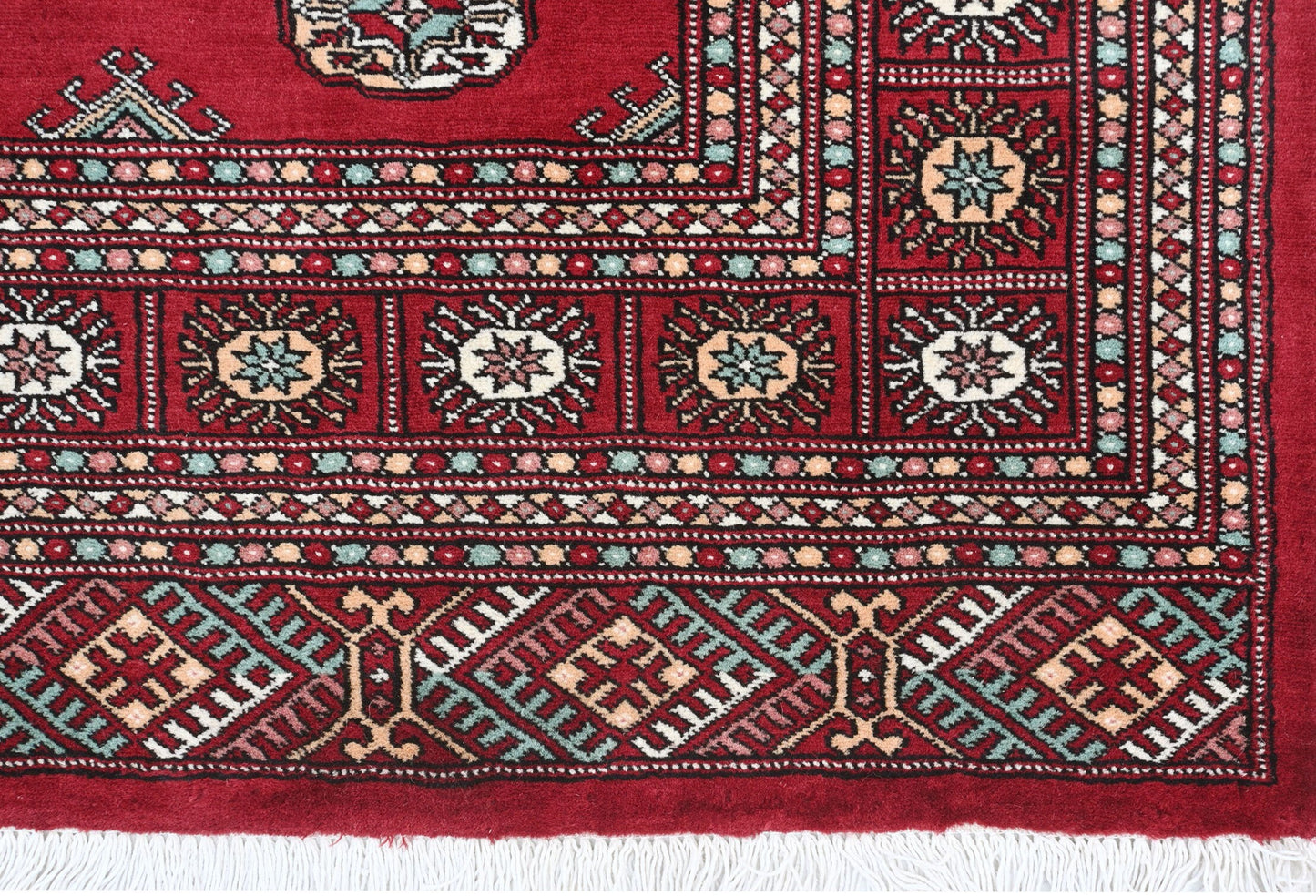 Bokhara Wool Rug | 9'5" x 6'6" | Home Decor | Hand-Knotted Area Rug