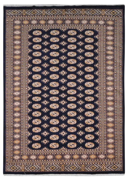 Bokhara Wool Rug | 9'7" x 6'4" | Home Decor | Hand-Knotted Area Rug