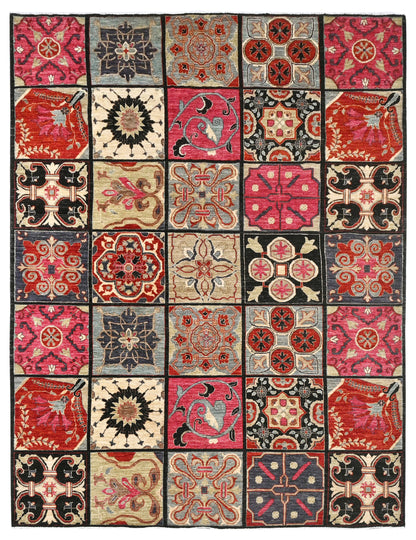 Four Gardens of Mazagan Carpet | 11'11" x 8'5" | Home Decor | Hand-knotted Area Rug