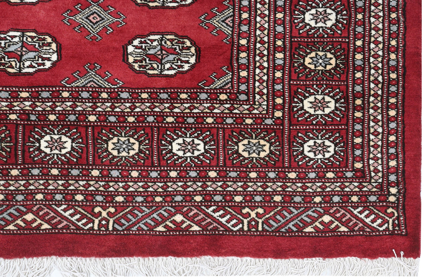 Bokhara Wool Rug | 9'11" x 7'3" | Home Decor | Hand-Knotted Area Rug