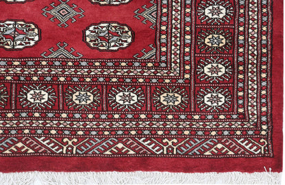 Bokhara Wool Rug | 9'11" x 7'3" | Home Decor | Hand-Knotted Area Rug