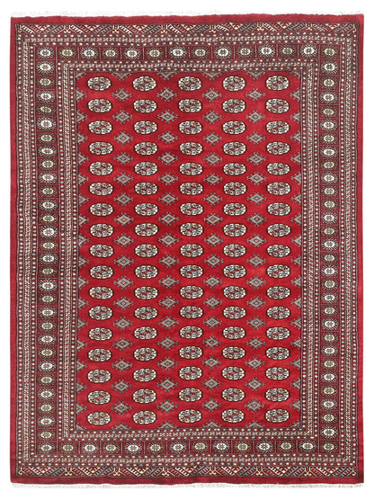 Bokhara Wool Rug | 9'11" x 7'3" | Home Decor | Hand-Knotted Area Rug