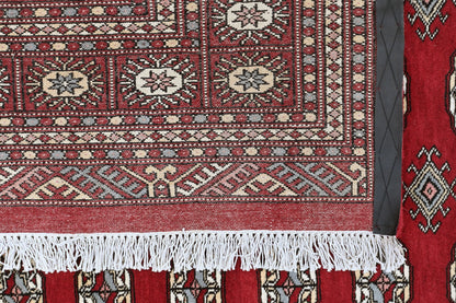 Bokhara Wool Rug | 9'11" x 7'3" | Home Decor | Hand-Knotted Area Rug