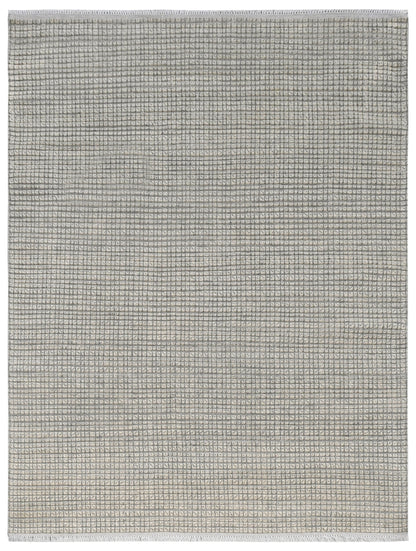 Modern Wool Rug | 9'2" x 6'1" | Home Decor | Hand-Knotted Area Rug