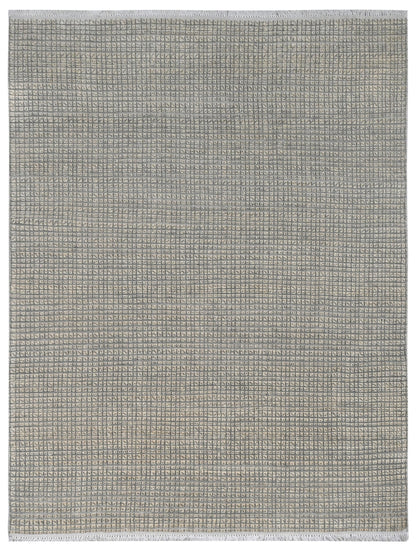 Modern Wool Rug | 9'2" x 6'1" | Home Decor | Hand-Knotted Area Rug