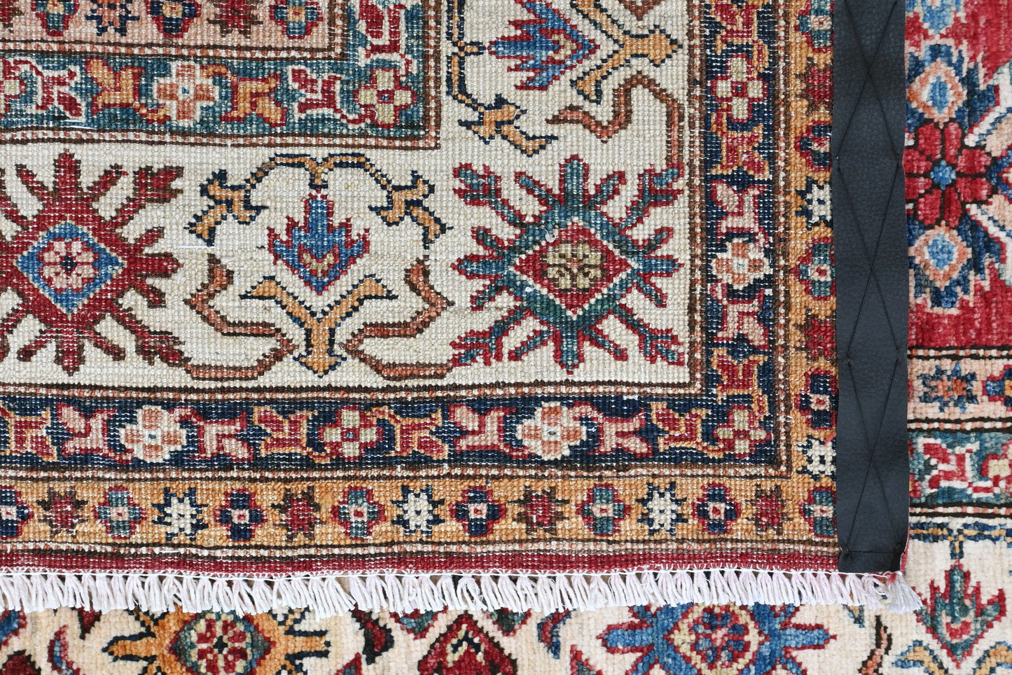 Kazakh Wool Carpet | 8'5" x 5' | Home Decor | Hand-Knotted Rug