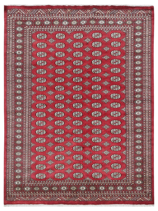 Bokhara Wool Rug | 9'11" x 7'3" | Home Decor | Hand-Knotted Area Rug