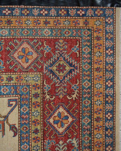 Kazakh Wool Rug | 11'10" x 9'1" | Home Decor | Hand-Knotted Area Rug