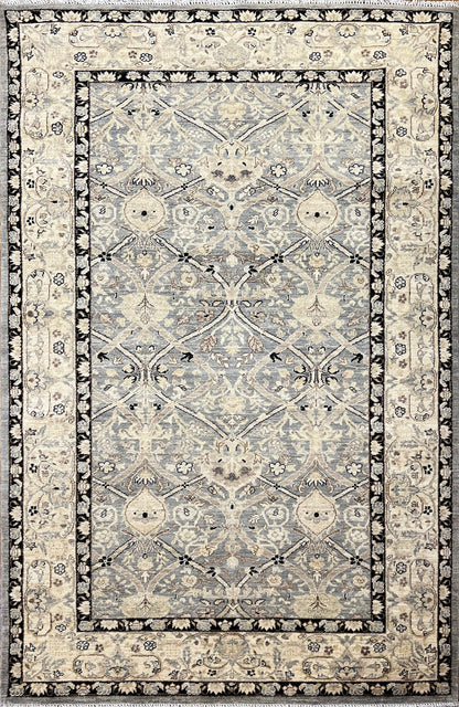 Tauris Trellis - Arts & Crafts by William Morris Carpet | 8'4" x 5'1'' | New Hand-Knotted Area Rug