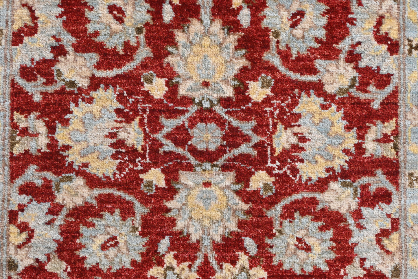 Paktia Lotus Vines Rug | 3'11''x 2'9'' | Home Decor | Red Wool Area Rug