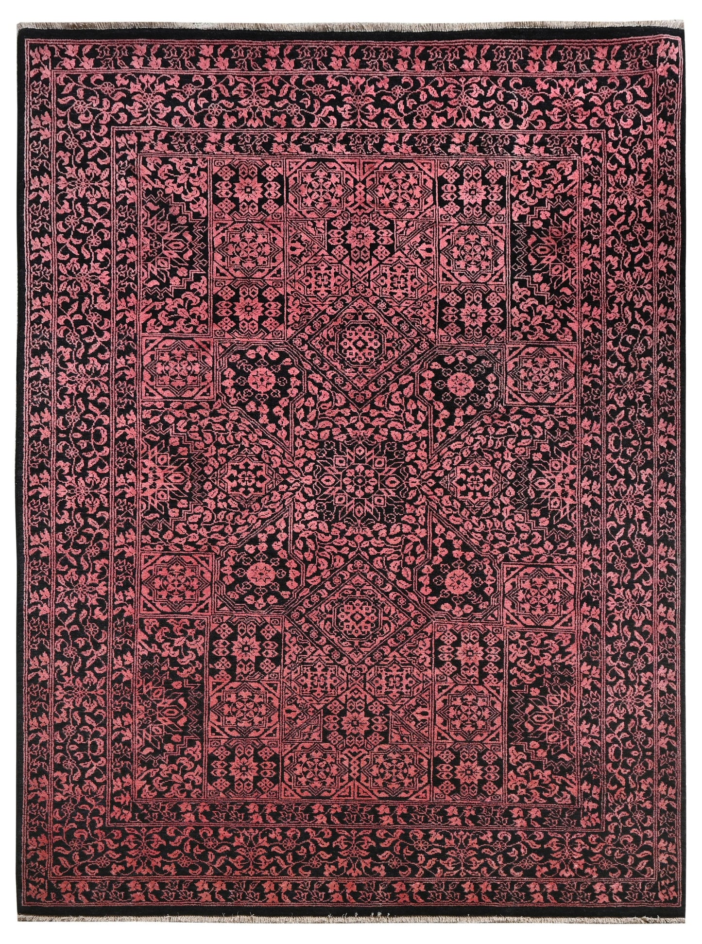 Mamluk Wool Rug | 8'3" x 6" | Genuine Hand-knotted | New Area Rug