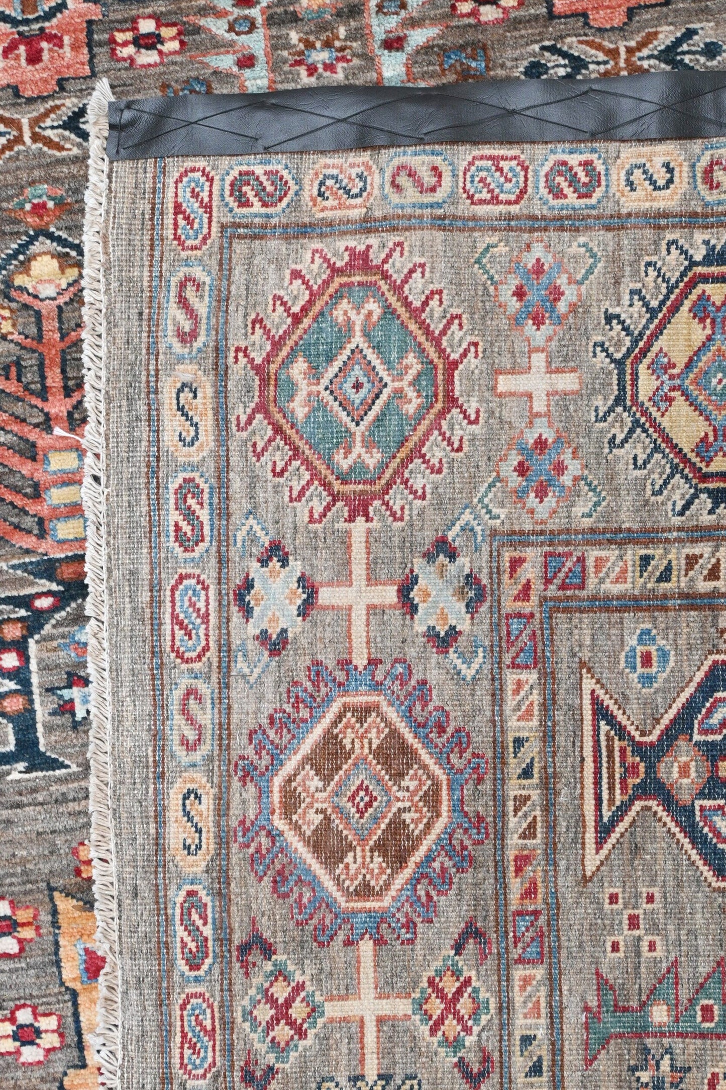 Kazakh Carpet | 8'9" x 6'1" | Home Decor | Hand-Knotted Rug