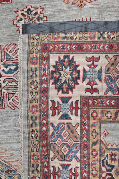 Kazakh Carpet | 8'10" x 5'10" | Home Decor | Hand-Knotted Rug