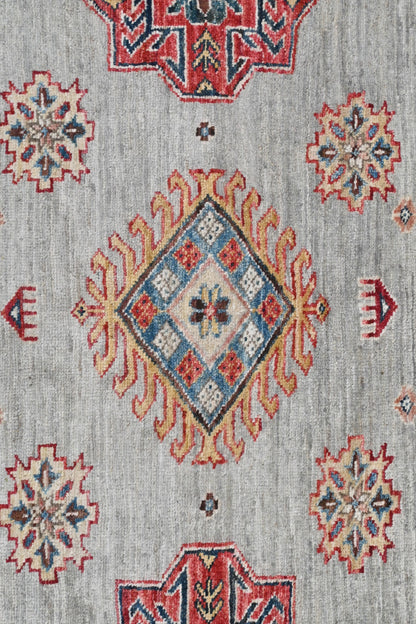 Kazakh Carpet | 8'10" x 5'10" | Home Decor | Hand-Knotted Rug