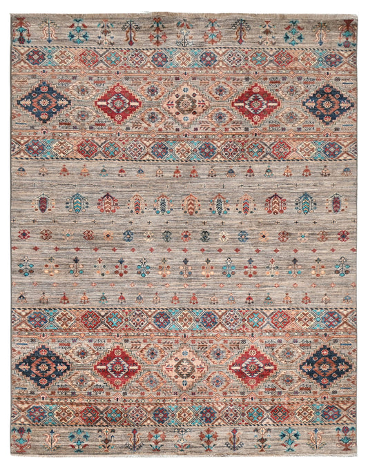 Kazakh Rug | 6'6" x 5'2" | Home Decor | Hand-Knotted Rug