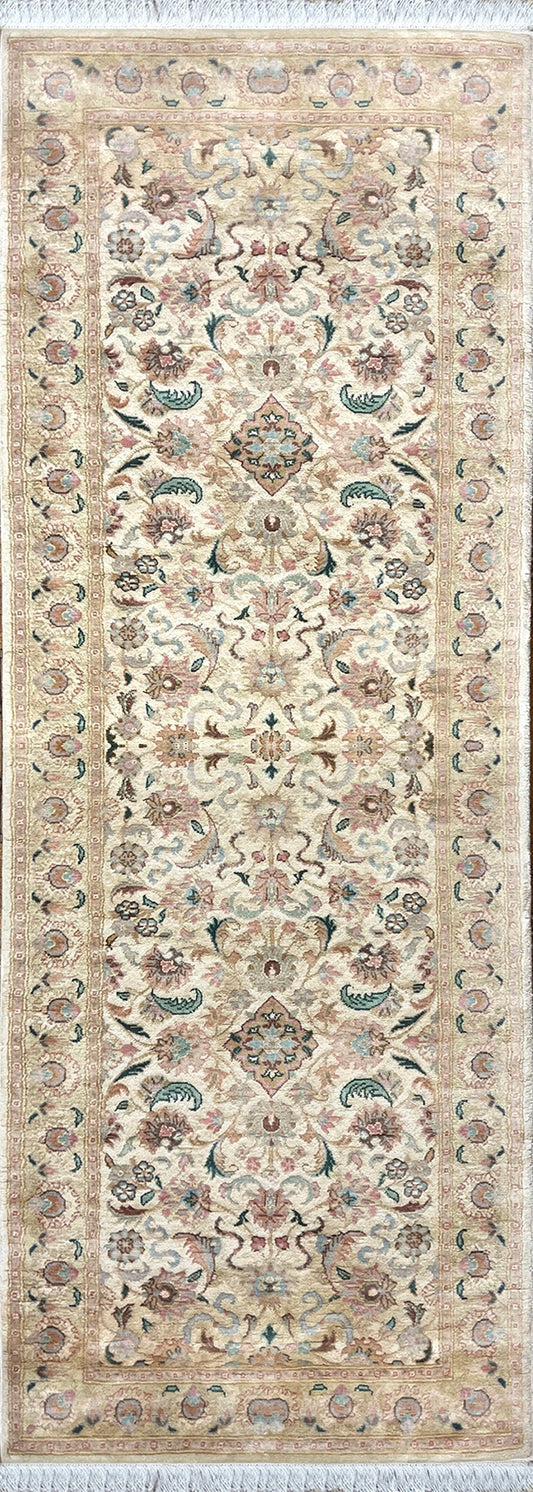 Hispahan Lotus Runner Rug | 6'1" x 2'1" | Home Decor | Hand-knotted Area Rug