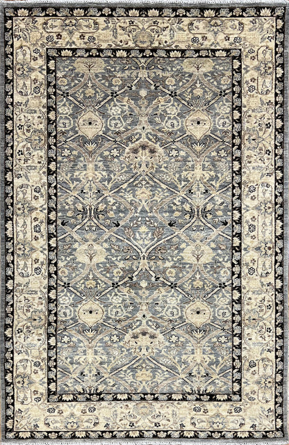 Tauris Trellis - Arts & Crafts by William Morris Carpet | 8'4" x 5'1'' | New Hand-Knotted Area Rug