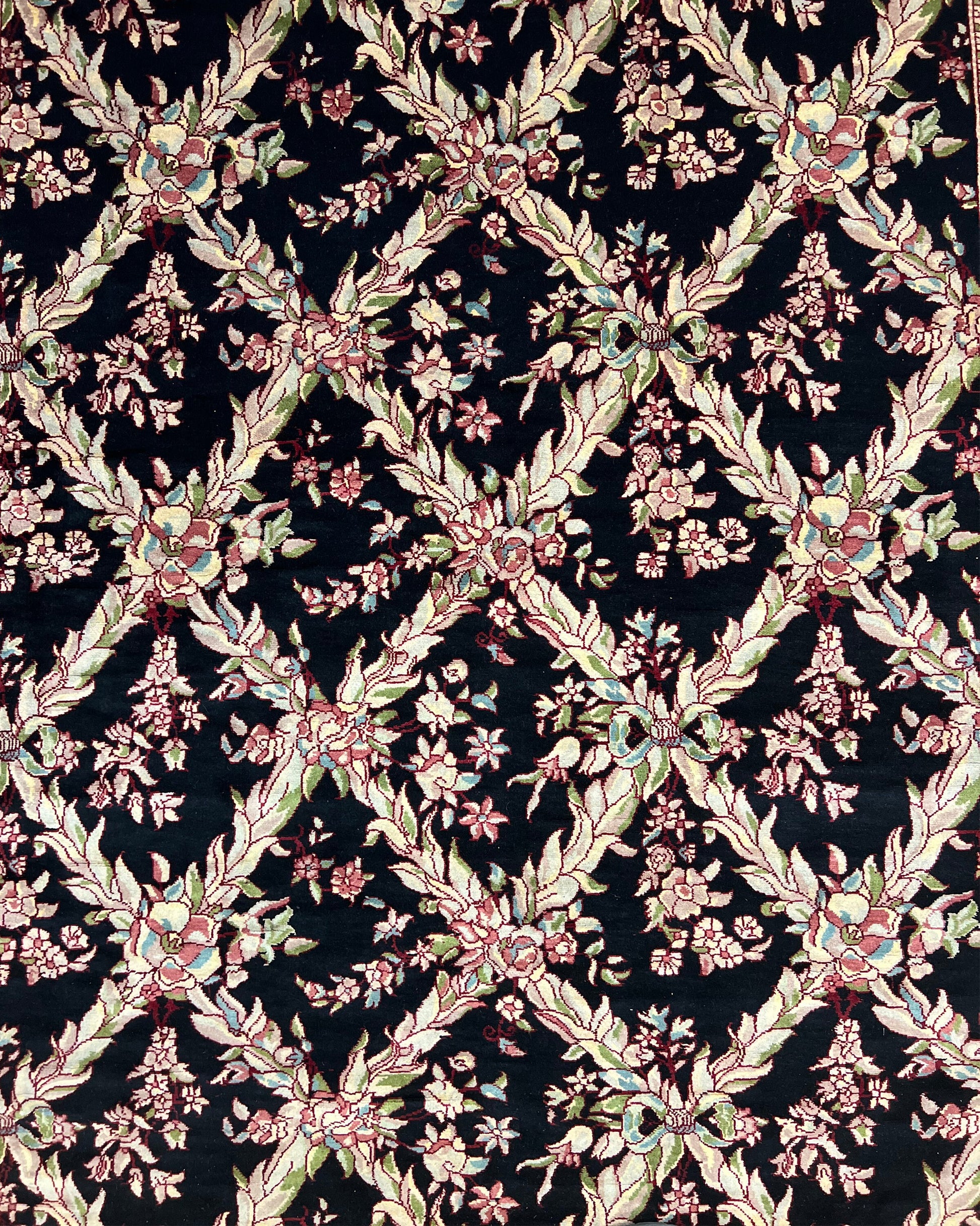 Tauris Trellis - Arts and Crafts by William Morris Carpet | 9'3" x 6'2" | Home Decor | Hand-Knotted Area Rug