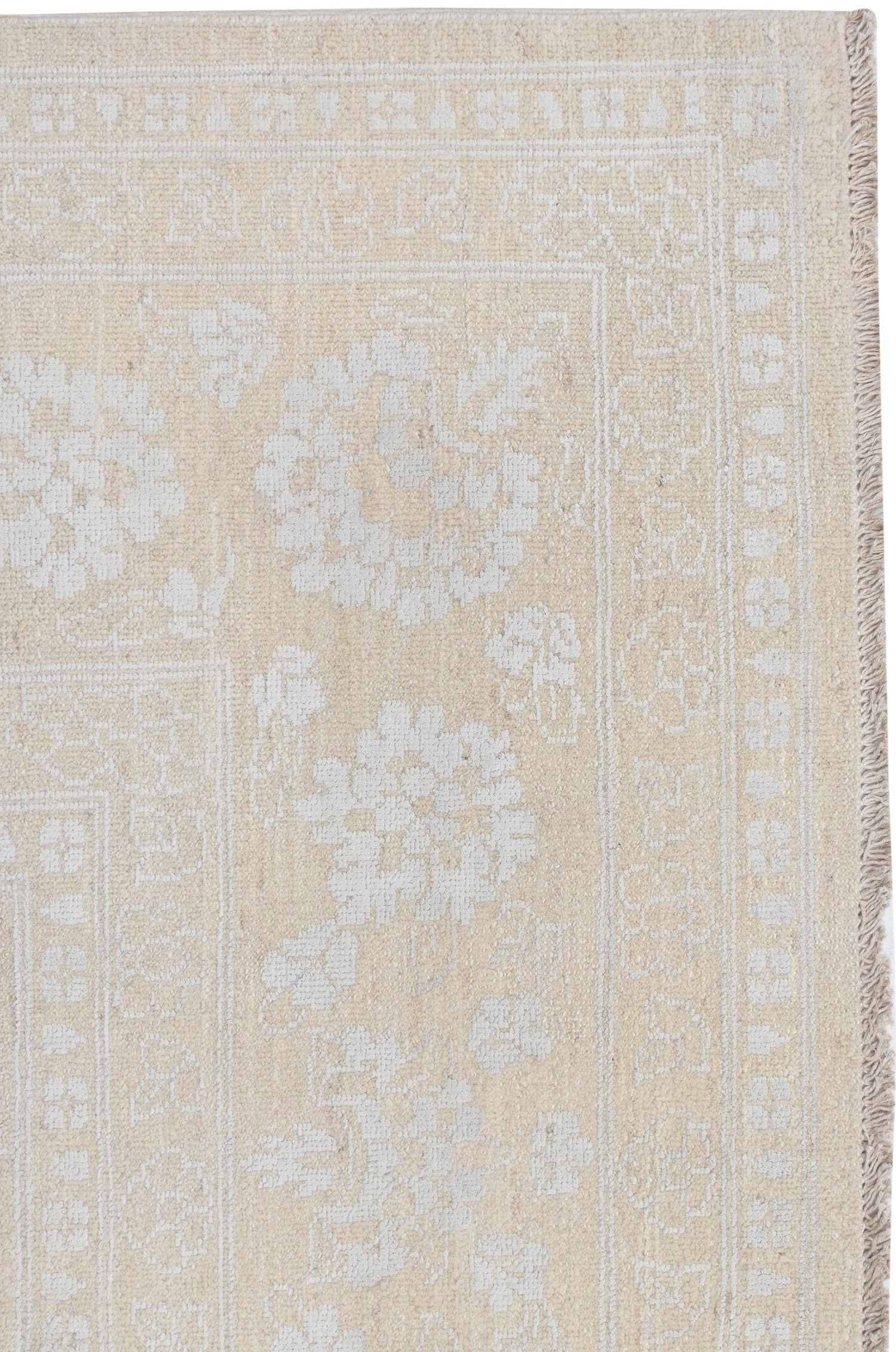 Resham Lotus Carpet | 11'7" x 8'11'' | Pure Wool Rug | Genuine Hand-knotted Area Rug