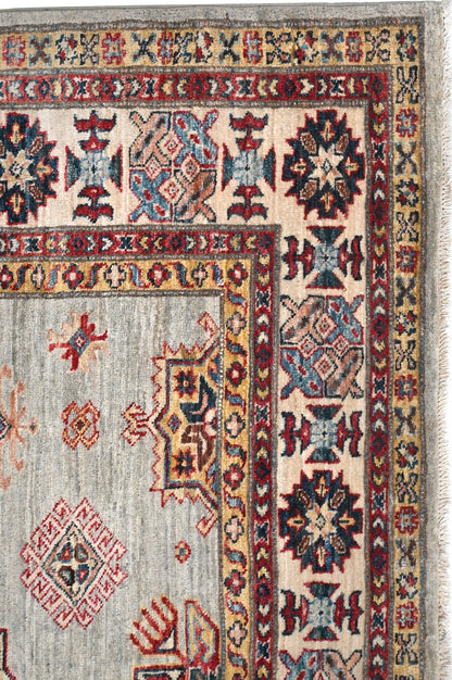 Kazakh Carpet | 8'10" x 5'10" | Home Decor | Hand-Knotted Rug